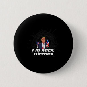 Bóton Redondo 5.08cm Sou Ck Trump 2024 Patriotic Take America Ck Electi