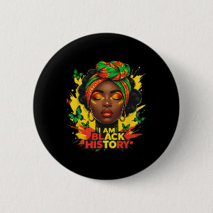 Bóton Redondo 5.08cm Sou Negro Todos os Meses Mas Este Mês Eu Sou Negrã