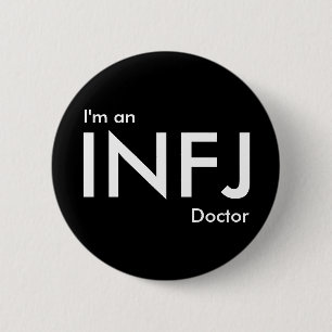 Bóton Redondo 5.08cm Sou um doutor do INFJ - Tipo de personalidade