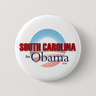 Bóton Redondo 5.08cm SOUTH CAROLINA para Obama
