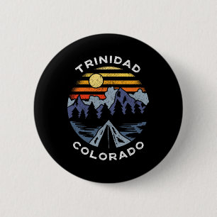 Bóton Redondo 5.08cm Souve de Campanha das Montanhas Trinidad Colorado