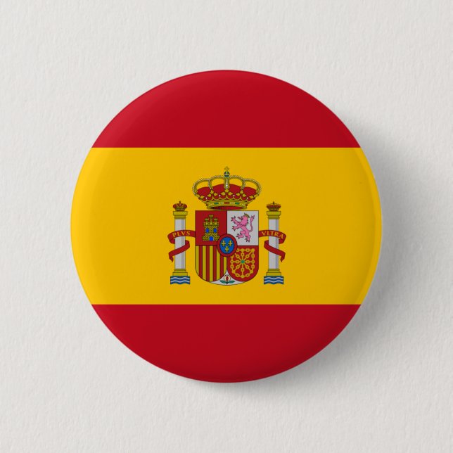 Bóton Redondo 5.08cm spain flag (Frente)