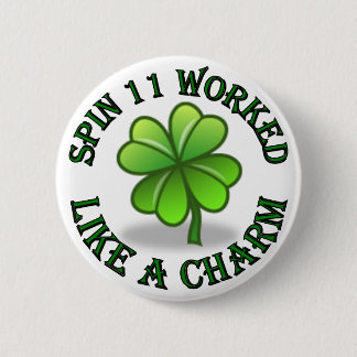 Bóton Redondo 5.08cm Spin11 trabalhou o botão