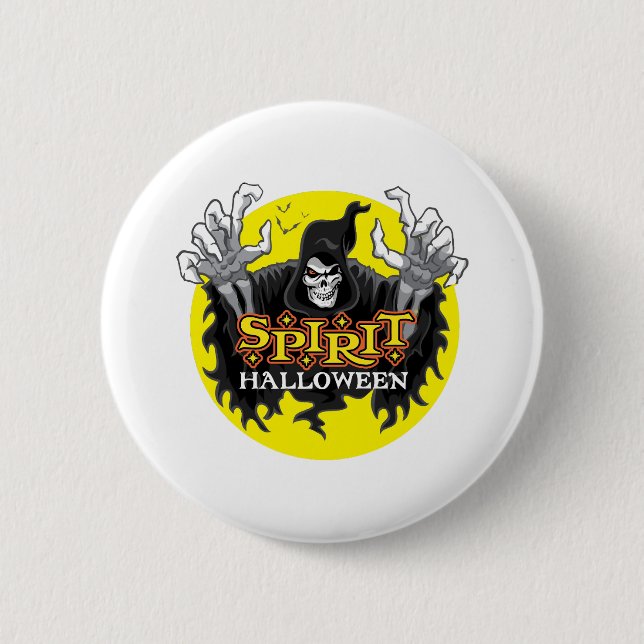 Bóton Redondo 5.08cm Spirit Halloween (Frente)