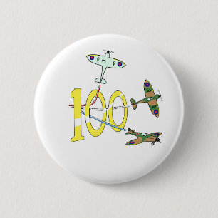 Bóton Redondo 5.08cm Spitfire 100th Birthday