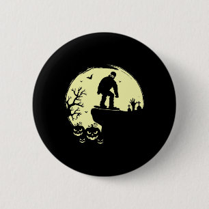 Bóton Redondo 5.08cm Spookeen Halloween Snowboard Full Moon Snowboarde
