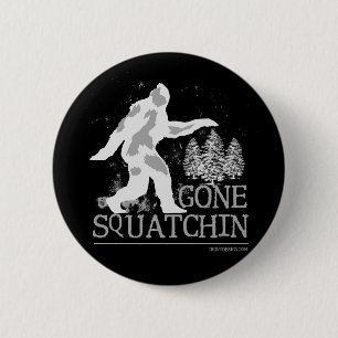 Bóton Redondo 5.08cm Squatching ido Sasquatch engraçado