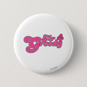 Bóton Redondo 5.08cm Sr. Greedy em Pé