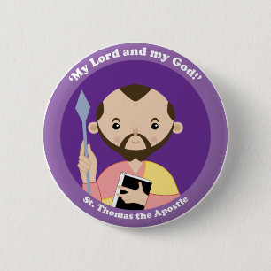 Bóton Redondo 5.08cm St Thomas o apóstolo