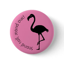 "Stand Alto, Stand Out" Flamingo Silhouette