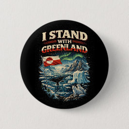 Bóton Redondo 5.08cm Stand with Greenland