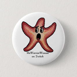 Bóton Redondo 5.08cm Starfish chocado, MmeWarriorWoman no Twitch