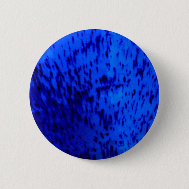 Bóton Redondo 5.08cm Stenware de Cobalto Azul (Frente)
