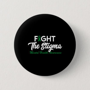 Bóton Redondo 5.08cm Stigma Mental Health Problems Mental Health Aw