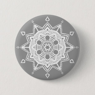Bóton Redondo 5.08cm Stone Mandala