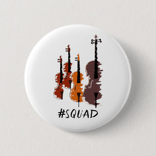 Bóton Redondo 5.08cm Strings Squad Music