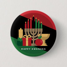stripe diagonal Happy Kwanzaa