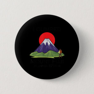 Bóton Redondo 5.08cm Subindo o Monte Fuji
