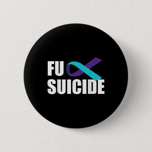 Bóton Redondo 5.08cm Suicídio Sensibilização Fita Suicídio Prever