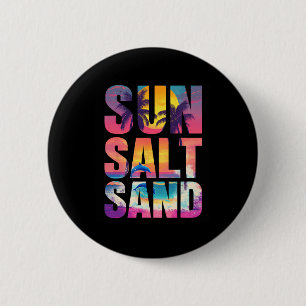 Bóton Redondo 5.08cm Sun Salt Sand Summer Beach Vibes Férias R