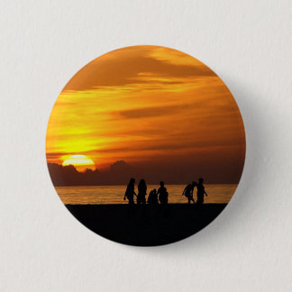 Bóton Redondo 5.08cm Sunset Na Praia