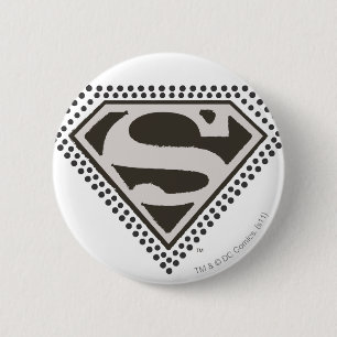 Bóton Redondo 5.08cm Super-Homem  É hora do show!Logo