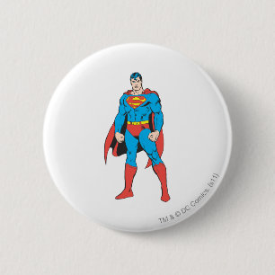 Bóton Redondo 5.08cm Super-homem em pé