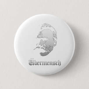 Bóton Redondo 5.08cm Super-Homem – Friedrich Nietzsche Melhor Filósofo 