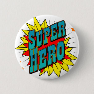 Bóton Redondo 5.08cm SuperHerói