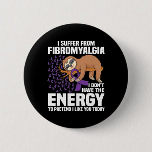 Bóton Redondo 5.08cm Suportar Fibromialgia Awarene do Guerreiro de Fita
