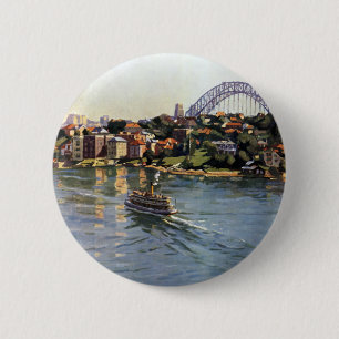 Bóton Redondo 5.08cm Sydney Harbor Austrália