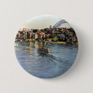Bóton Redondo 5.08cm Sydney Harbor, Austrália