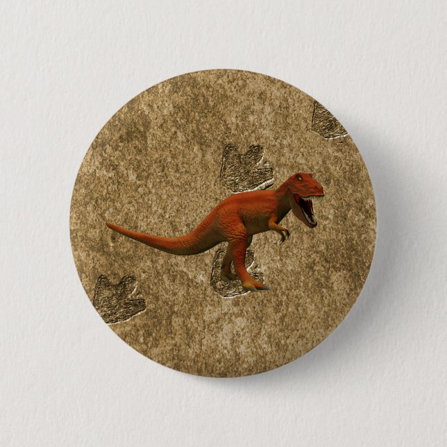 Bóton Redondo 5.08cm T Rex (Frente)