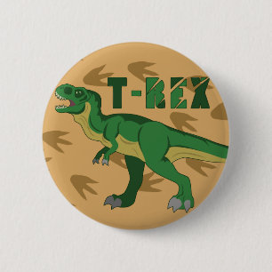 Bóton Redondo 5.08cm T-Rex