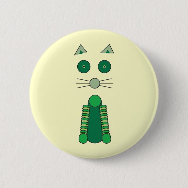 Bóton Redondo 5.08cm T-Shirt CAT irlandês (Frente)