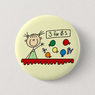 Bóton Redondo 5.08cm T-shirt e presentes dos jogos do carnaval