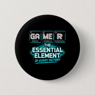 Bóton Redondo 5.08cm Tabela Periódica de Elementos para Gamer Química C