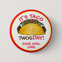Taco TWOSday Terça-feira Festa do segundo aniversá