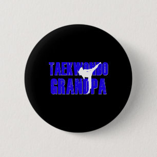 Bóton Redondo 5.08cm Taekwondo Avô Papa Camisa Tae Kwon Do Girl Gran