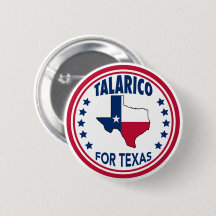 Talarico para Eleição Vermelho Branco Azul do Texa