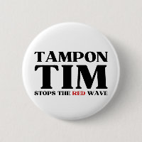 Tampon Tim Will Pára A Onda Vermelha-Tim Walz 2024