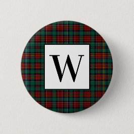 Bóton Redondo 5.08cm Tartan Caçador da Floresta
