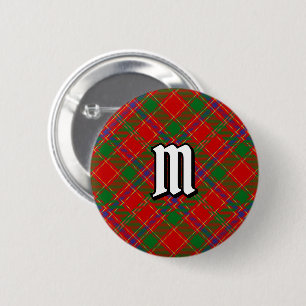 Bóton Redondo 5.08cm Tartan do Clã Munro