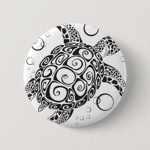 Bóton Redondo 5.08cm Tatuagem de Trible