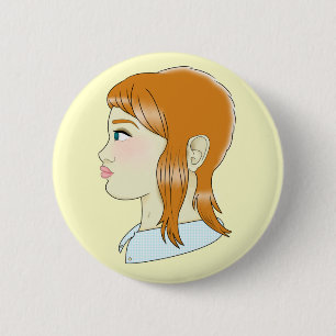 Bóton Redondo 5.08cm Tatuagem tradicional de Byrd do Skinhead