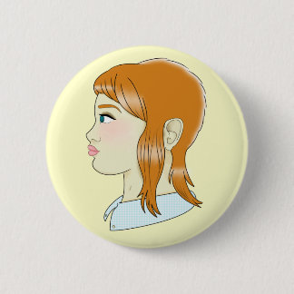 Bóton Redondo 5.08cm Tatuagem tradicional de Byrd do Skinhead