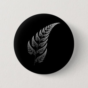 Bóton Redondo 5.08cm Tatuagem Tribal Maori Tradicional. Nova Zelândia.