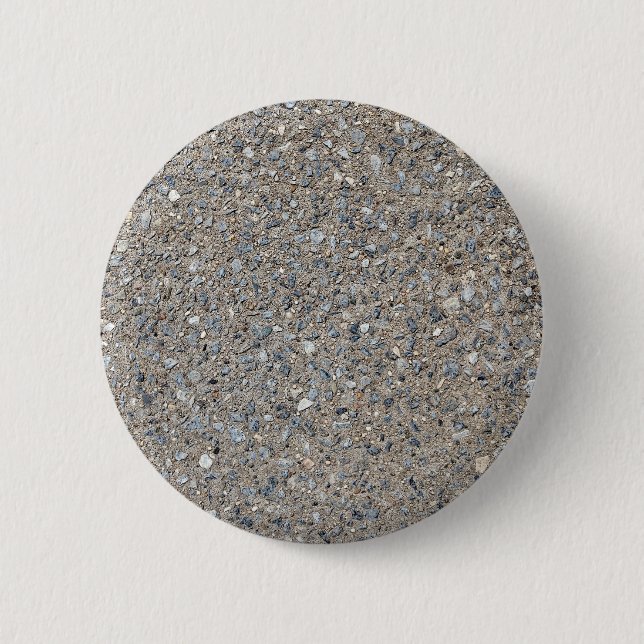 Bóton Redondo 5.08cm Taupe Concrete Cement Blue Aggregate Sidewalk (Frente)