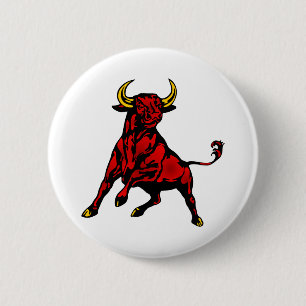 Bóton Redondo 5.08cm Taurus Bull