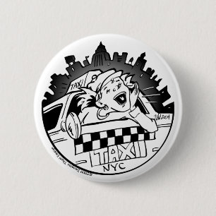 Bóton Redondo 5.08cm Táxi Girl_Button